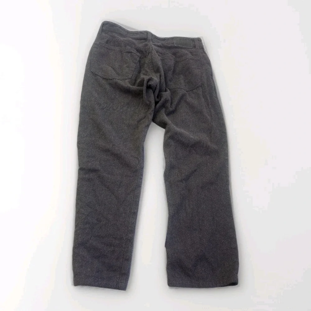 Adriano Goldschmeid AG Graduate Pants Mens 33x27 Black Wool Blend Tailored Leg